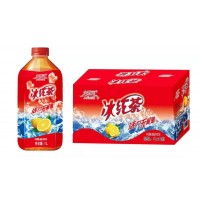 孟州欢乐多饮品金登河冰红茶1L，厂家直发，0客诉